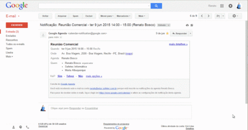 editar assunto Gmail 