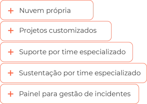 Recursos da plataforma de integração Safetec